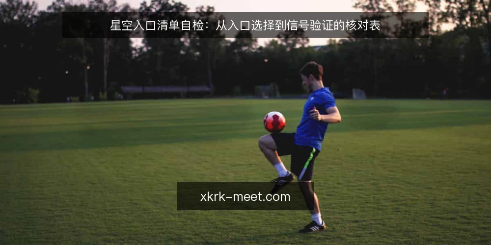星空入口清单自检:从入口选择到信号验证的核对表 — 为何现在需要自检星空入口 配图